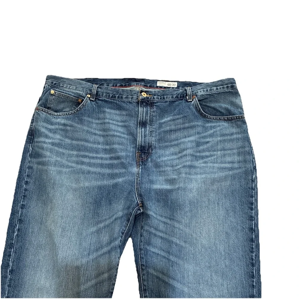 Cremieux Relaxed Fit Straight Jeans SZ 48/30 (29) Big & Tall Medium Wash EUC